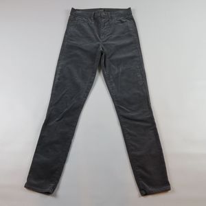GAP 1969 Gray Velvet True Skinny Pants